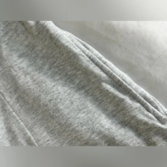 Lou & Grey Signature Soft Hooded Gray T-Shirt Dress Size Medium - Picture 6 of 9